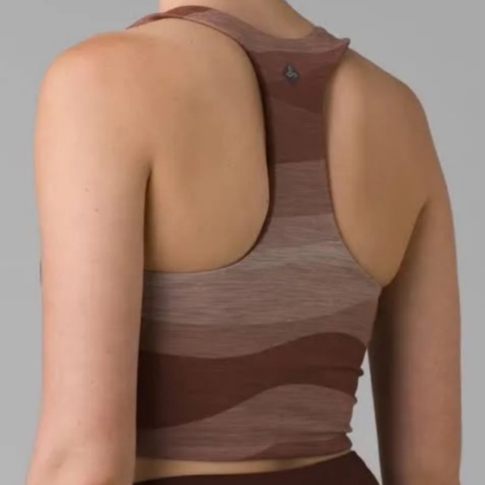 Prana Reversible Sports Bra Earthy Tones. Size M - Picture 7 of 7
